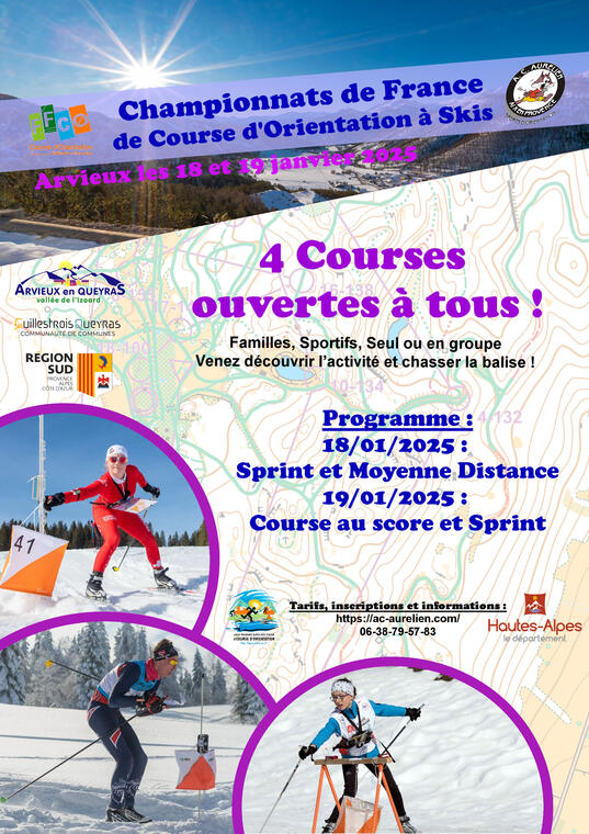 Championnat de France de ski d'orientation_Arvieux