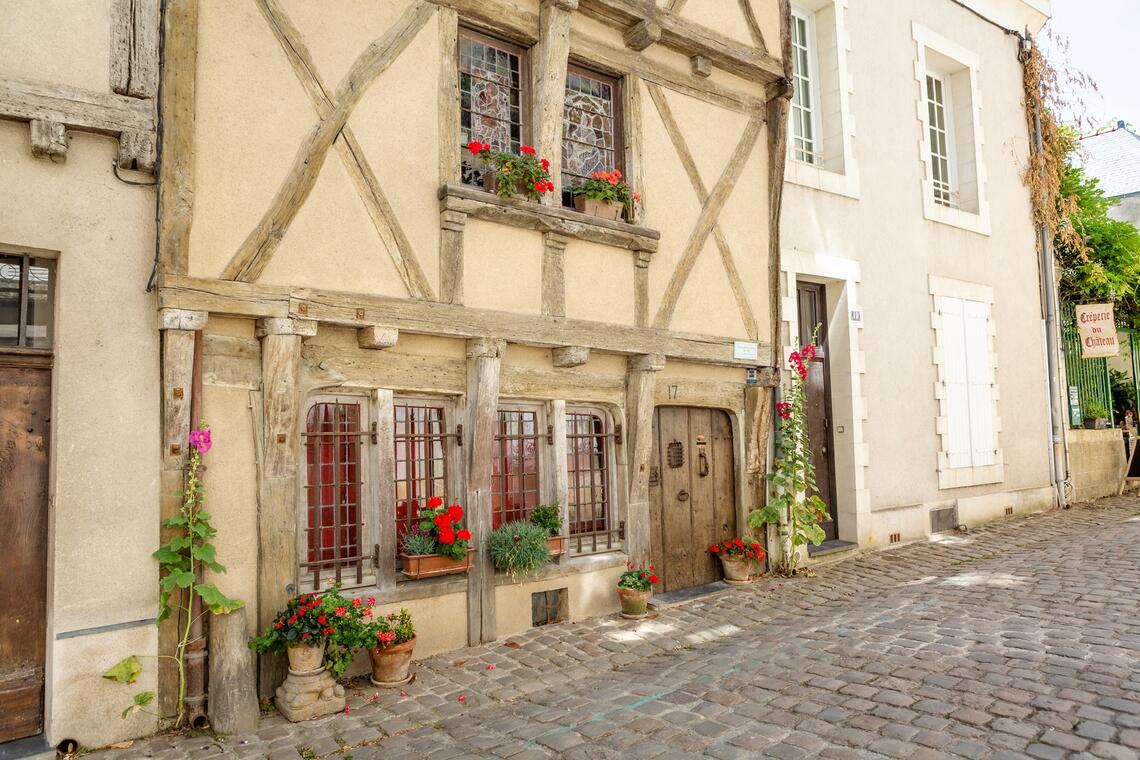 Maison ancienne à pans de bois