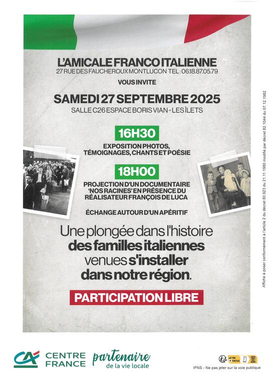 L'amicale Franco-Italienne_Montluçon