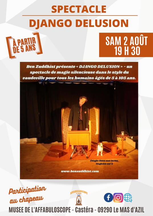 Affiche Spectacle Djando Delusion