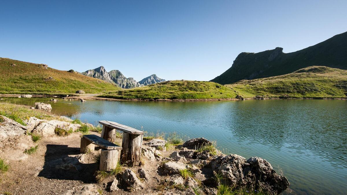 Lac vert (par les Mosettes)