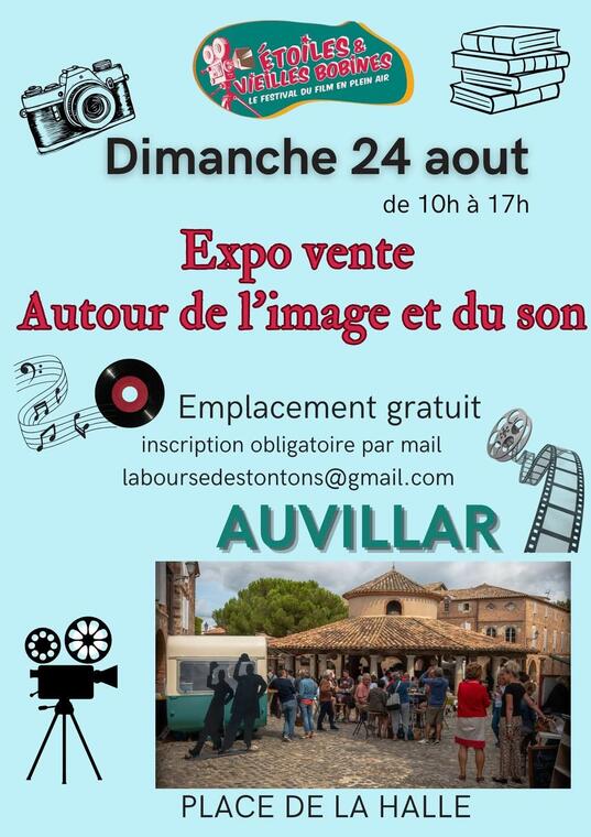 Expo vente autour de l'image et du son_Auvillar