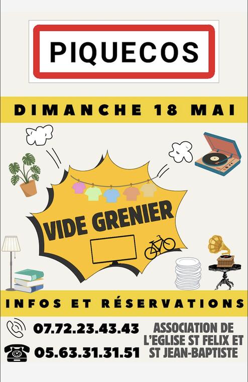 Vide grenier_Piquecos