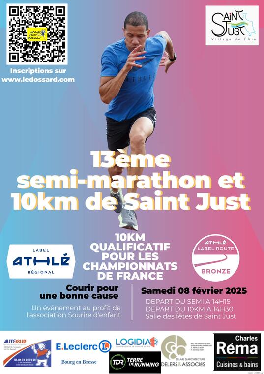 13ème semi-marathon et 10 km de Saint-Just_Saint-Just