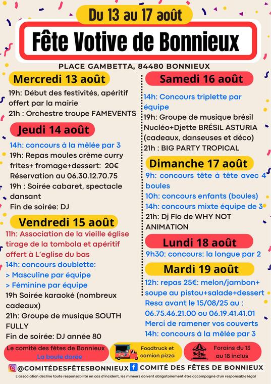 Fête votive de Bonnieux_Bonnieux