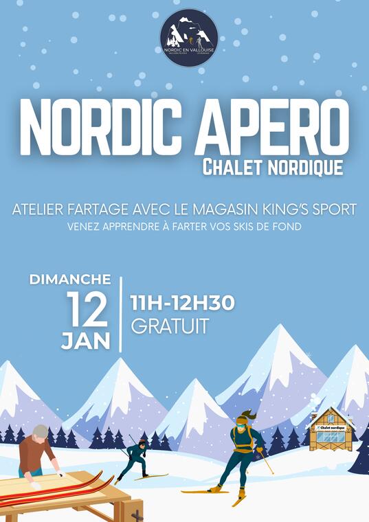 Nordic Apéro : Atelier Fartage avec le magasin KING'S SPORT_Vallouise-Pelvoux