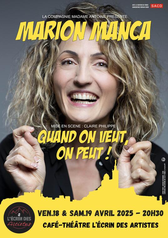 Marion Manca - "Quand on veut, on peut !"