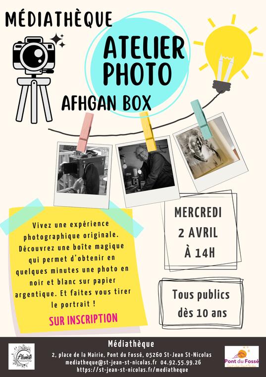 Atelier photo Afghan box_Saint-Jean-Saint-Nicolas