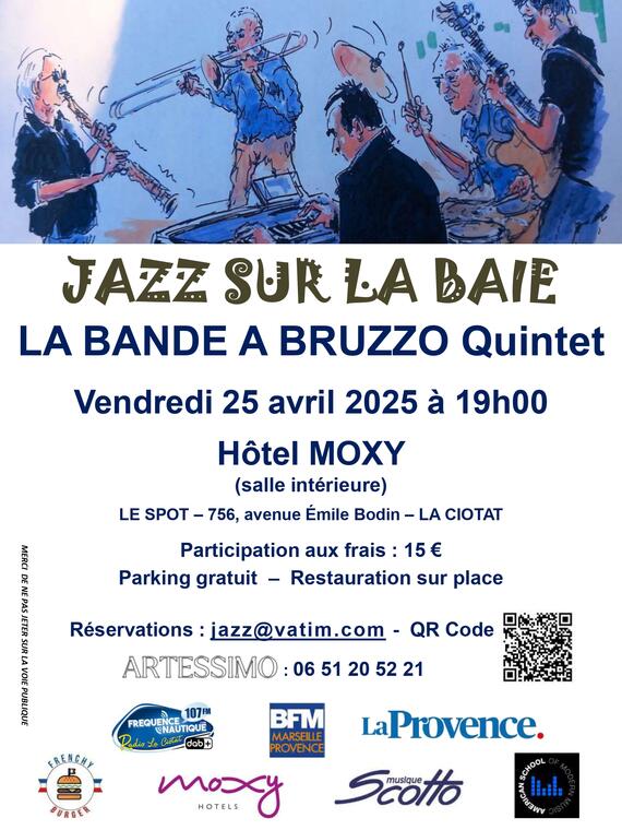 7ème Jazz sur la Baie - La Bande à Bruzzo Quintet_La Ciotat