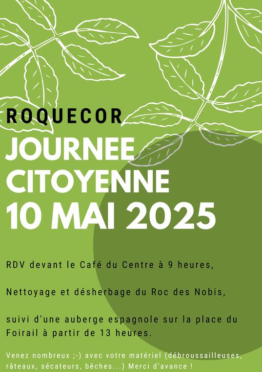 Journée citoyenne de Roquecor_Roquecor