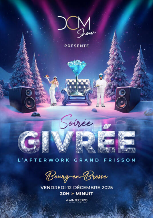 Affiche Soirée givrée - L'Afterwork Grand Frisson !_Bourg-en-Bresse