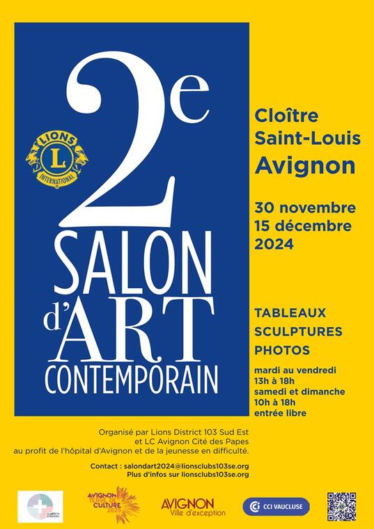 2e salon d'art contemporain du Lions Club International_Avignon