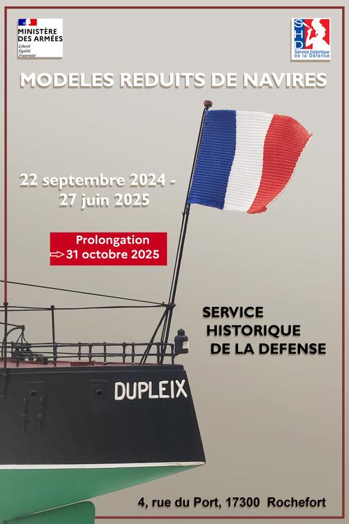 Présentation de modèles réduits de navires_Rochefort