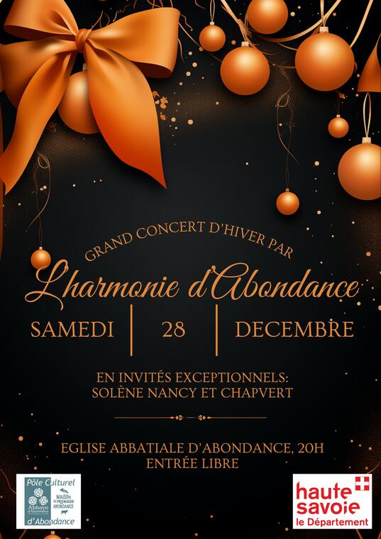 Concert de Noël de l’Harmonie d’Abondance_Abondance