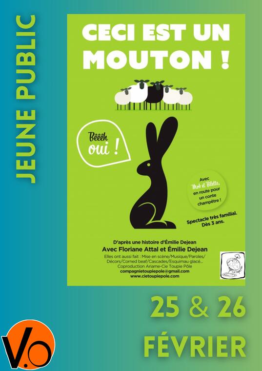 Spectacle Jeune Public - Ceci est un mouton_Montauban