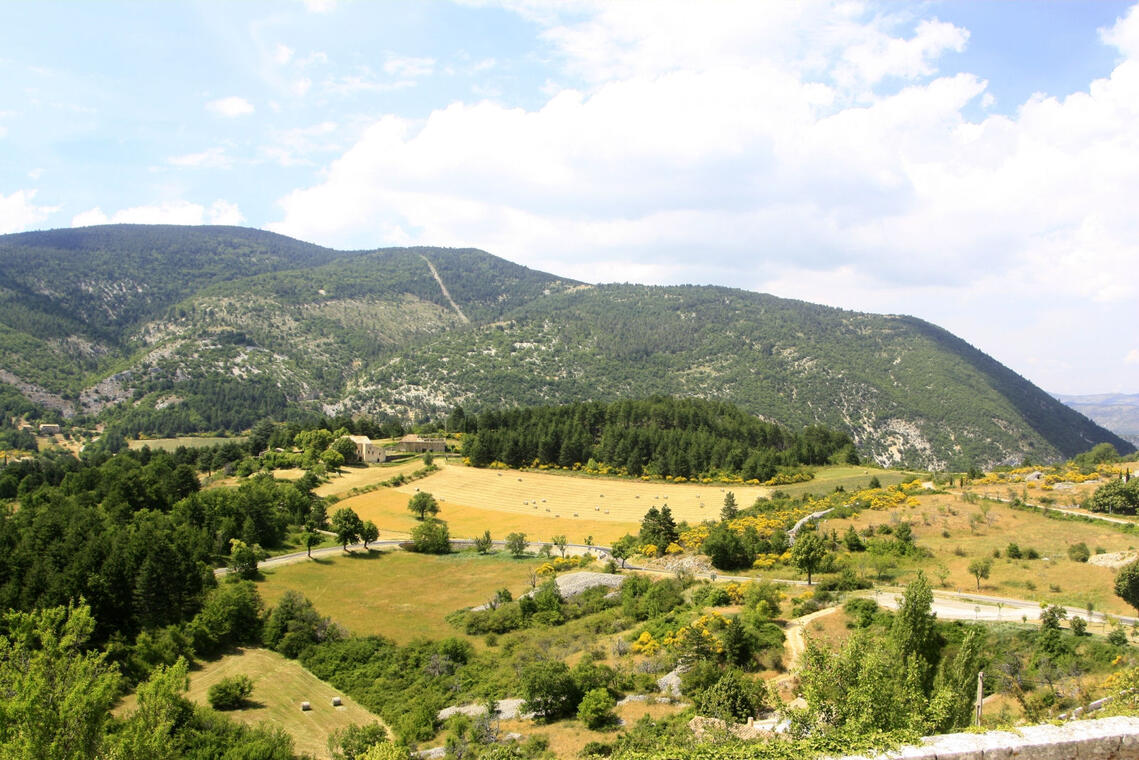 Aurel, vue sur la plaine