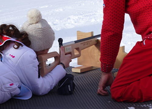 Biathlon avec l'ESF_Abriès-Ristolas