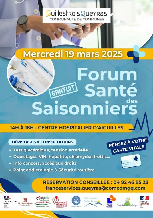 Forum santé des saisonniers d'Aiguilles