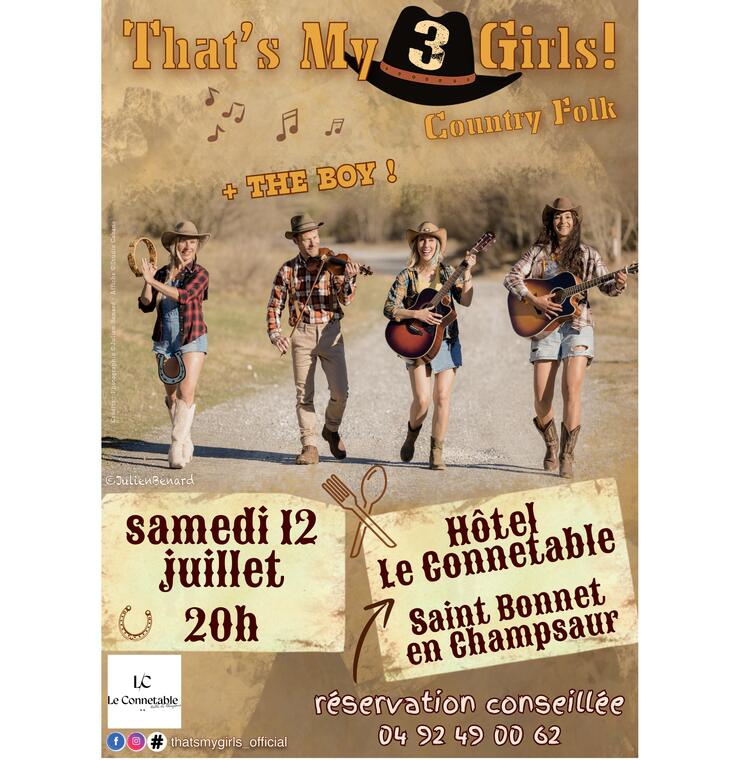 Concert - That's My Girl - Hôtel Restaurant le Connétable
