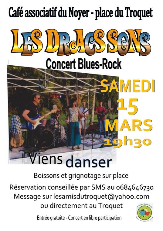 Concert Les Dracs Sons au Troquet