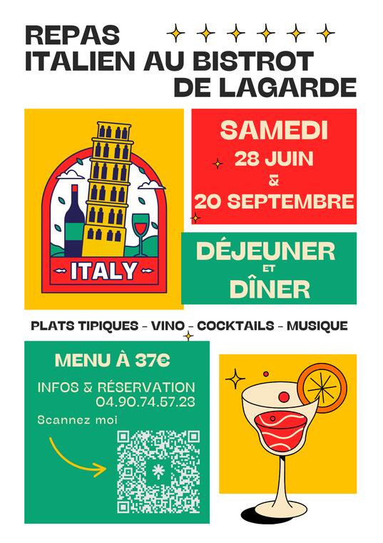 REPAS ITALIEN