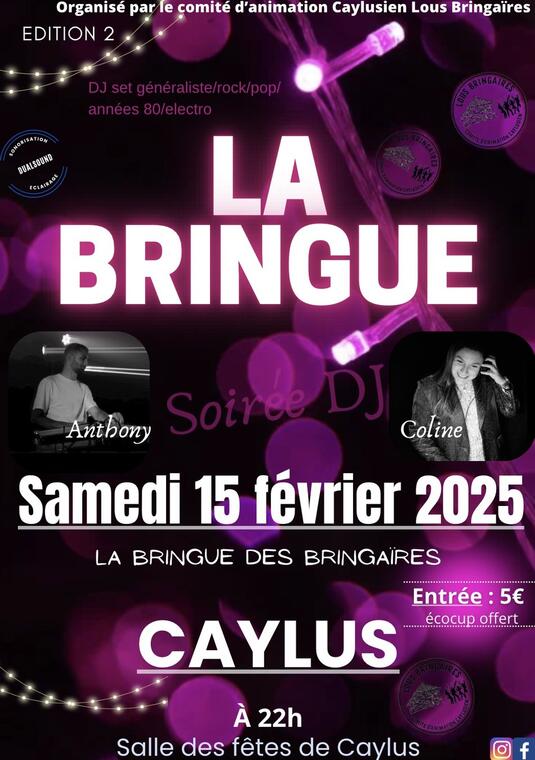 La Bringue - soirée DJ_Caylus