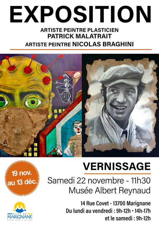 Exposition de peintures : Patrick Malatrait et Nicolas Braghini