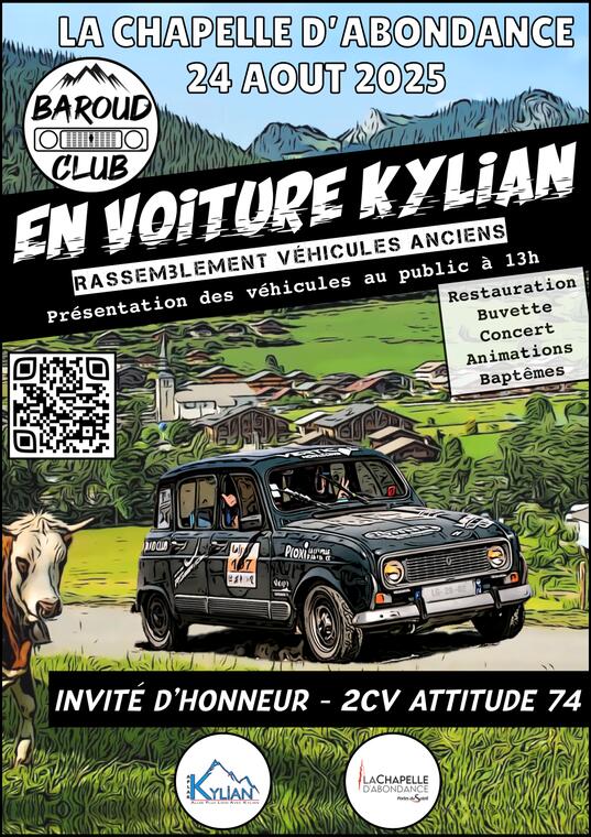 Rassemblement de véhicules anciens : En voiture Kylian #4_La Chapelle-d'Abondance