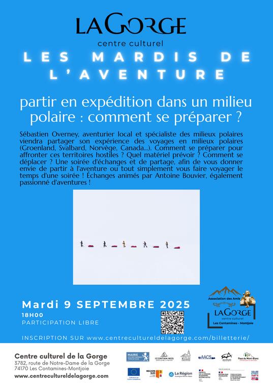 Les mardis de l'aventure : Expédition en milieu polaire - au Centre Culturel de la Gorge_Les Contamines-Montjoie