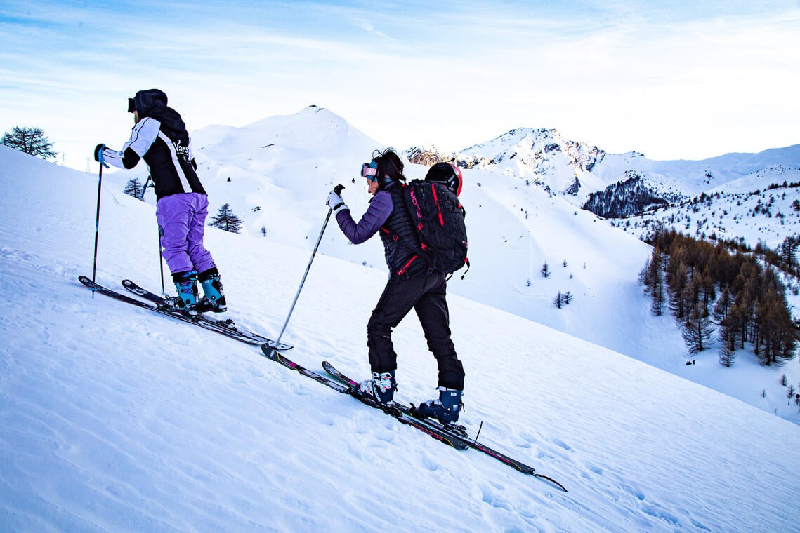 Rando ski expérience avec K2 et BCA : Initiation gratuite en ski de randonnée avec Happy Mountains_Vars