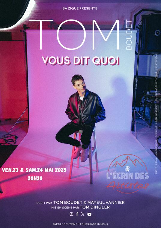 Tom Boudet - "Vous dit quoi"