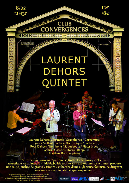 Concert Laurent Dehors Quintet_La Ciotat