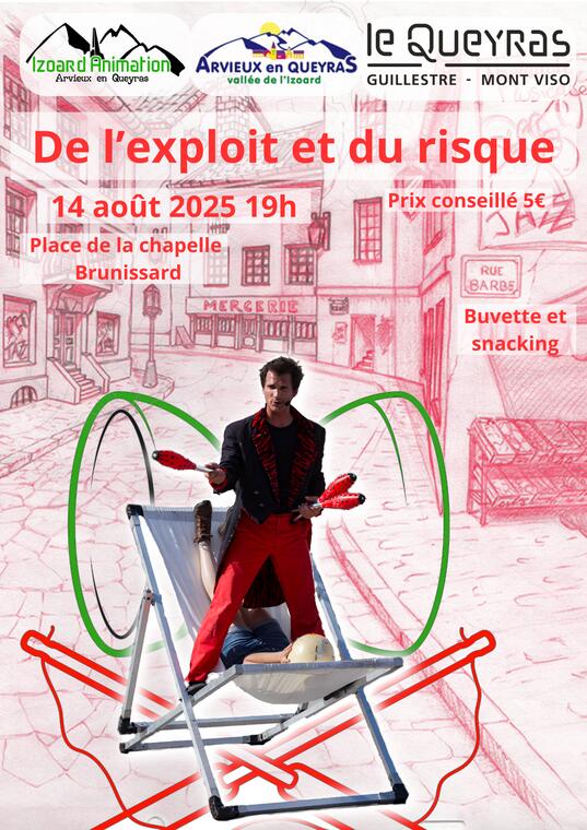 Spectacle "De l'exploit et du risque"_Arvieux