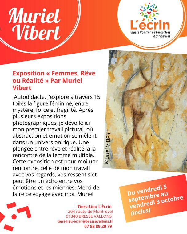 Exposition "Femmes, Rêve ou Réalité" par Muriel Vibert_Bresse Vallons