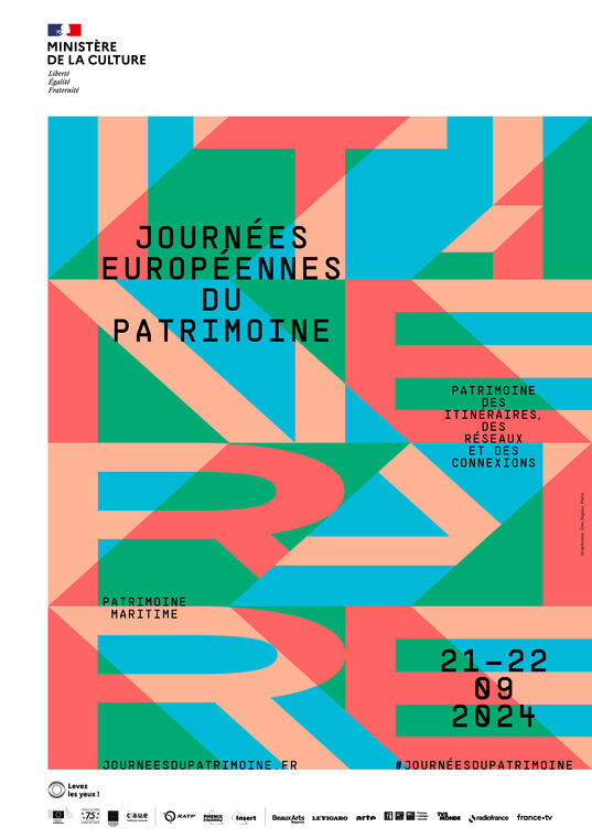 Affiche des journées européennes du patrimoine 2024