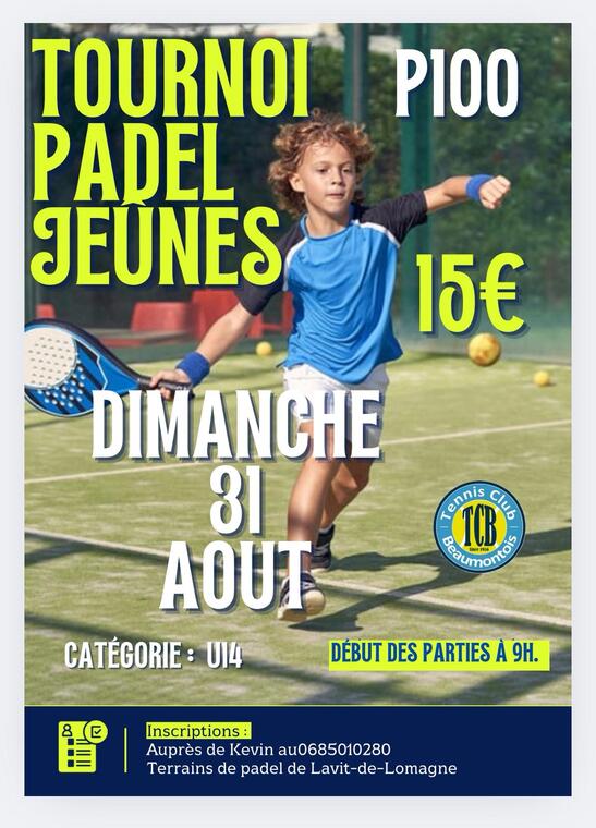 Tournoi Padel P25_Lavit