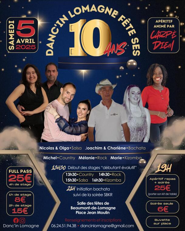 Danc'in Lomagne fête ses 10 ans_Beaumont-de-Lomagne