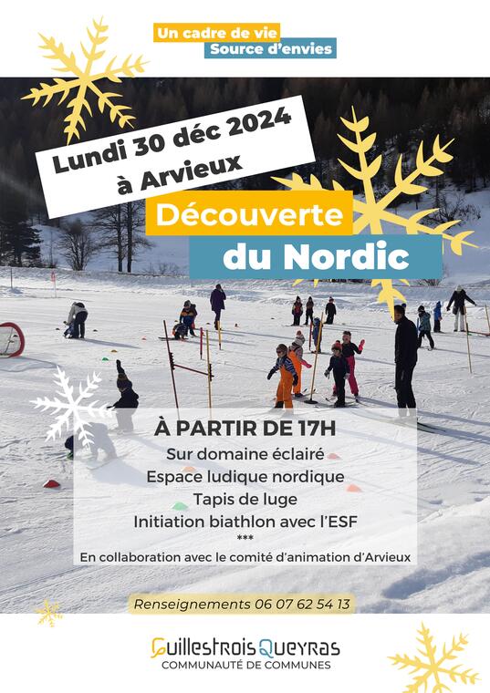 Découverte du nordic_Arvieux