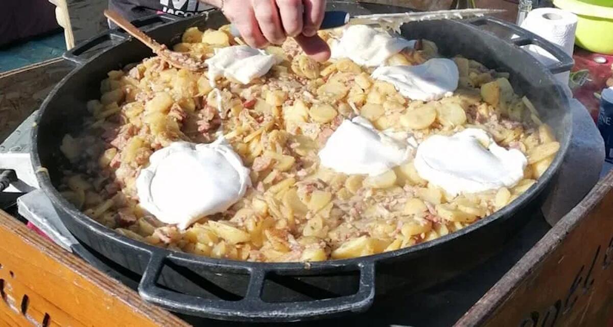 Tartiflette géante animée_La Giettaz