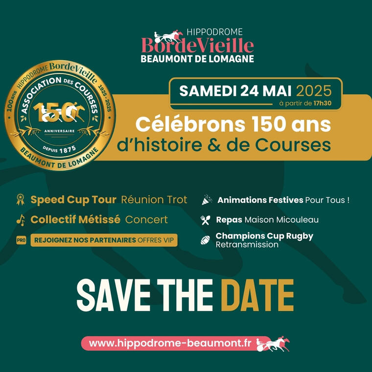 Centenaire hippodrome -Courses hippiques - 17h30_Beaumont-de-Lomagne