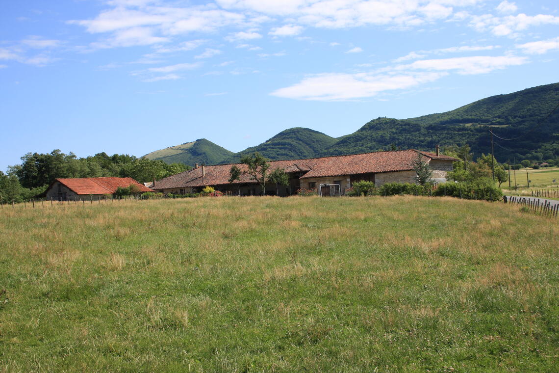 Les trois monts depuis la Bresse