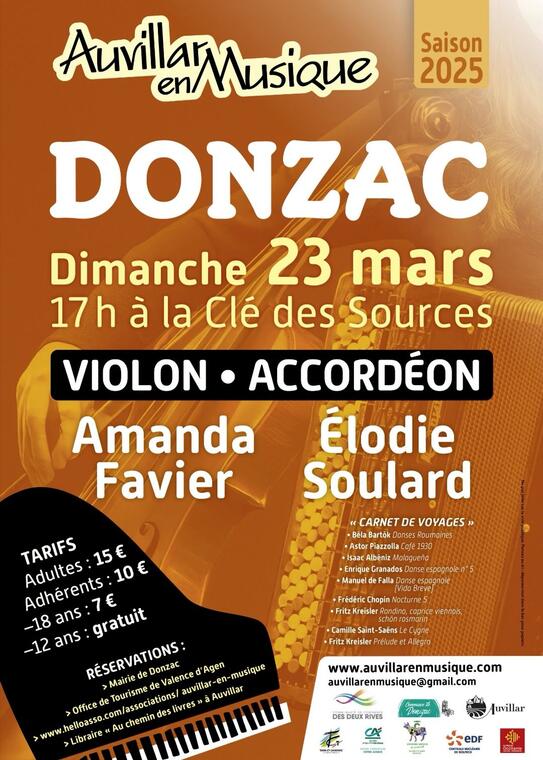 Concert / Auvillar en musique_Donzac