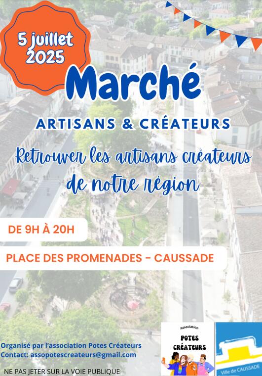 Marché artisans et créateurs_Caussade