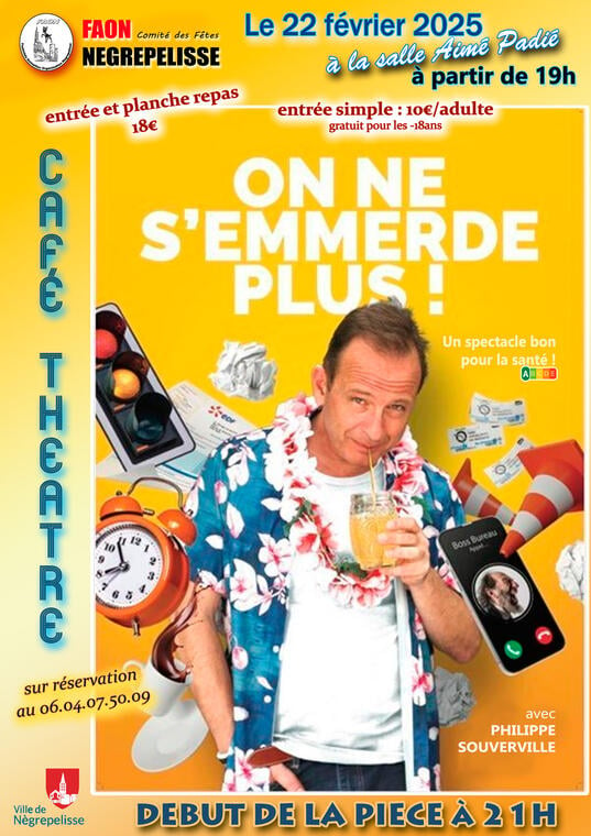 Café théâtre: On ne s'emmerde plus!_Nègrepelisse