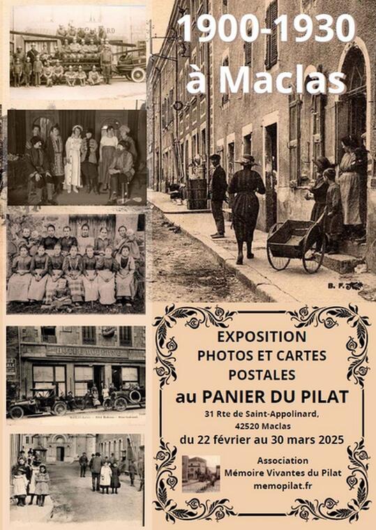 Exposition "Photos et cartes postales"_Maclas