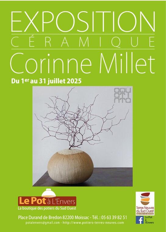 Exposition céramique | Corinne Millet_Moissac
