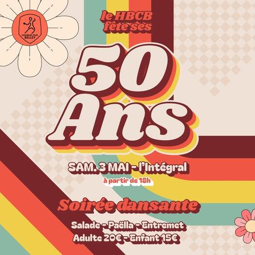 Soirée dansante pour les 50 ans du Handball Club de Belley_Belley