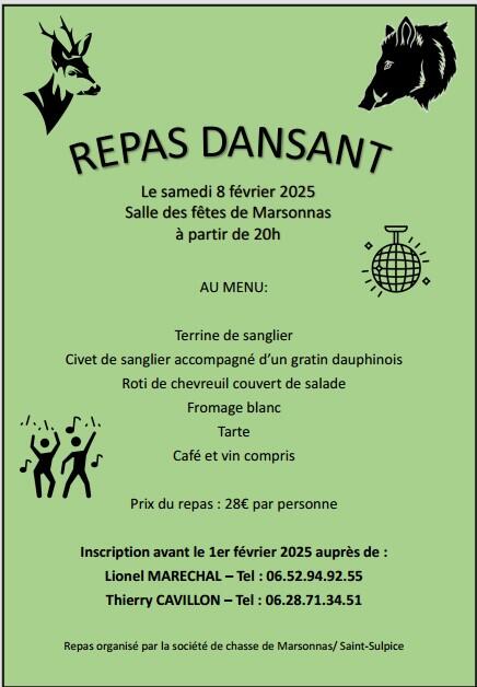 Flayer Repas Dansant