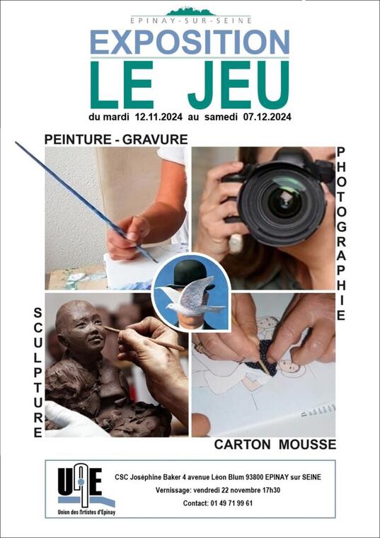 Exposition - Le jeu - Union des Artistes d’Épinay-sur-Seine_Épinay-sur-Seine