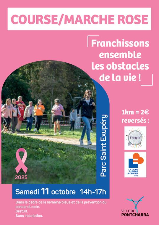 Marche, course Rose à Pontcharra_Pontcharra